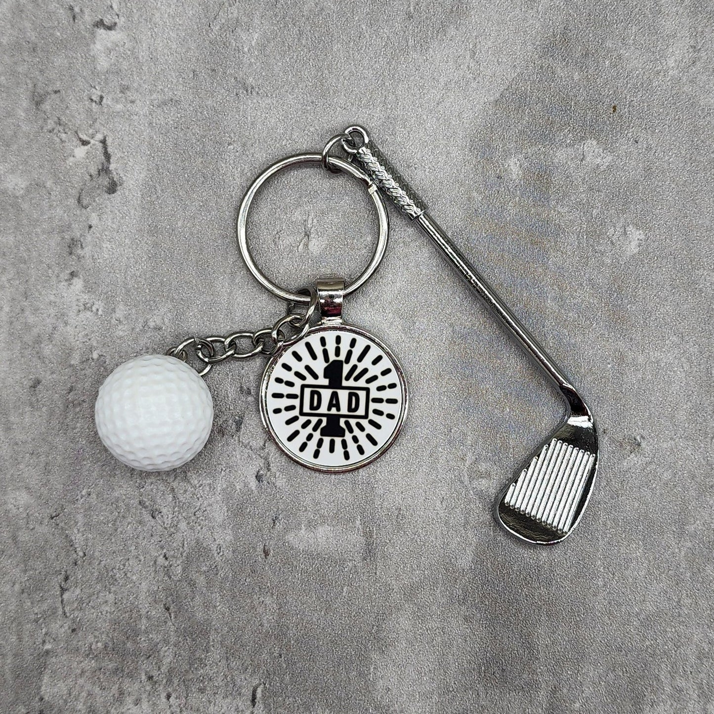 Sublimation Golf Keychain