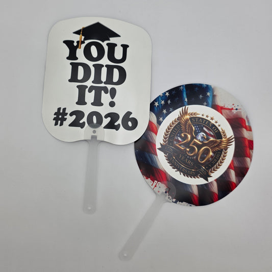 Sublimation Plastic Fan