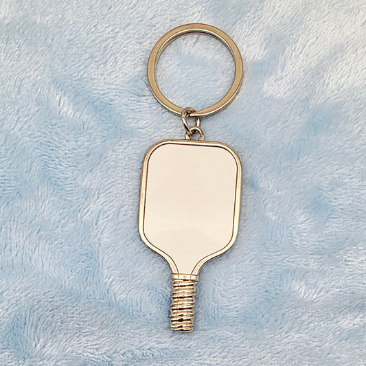 Sublimation Double Sided Pickle Ball Paddle Keychain