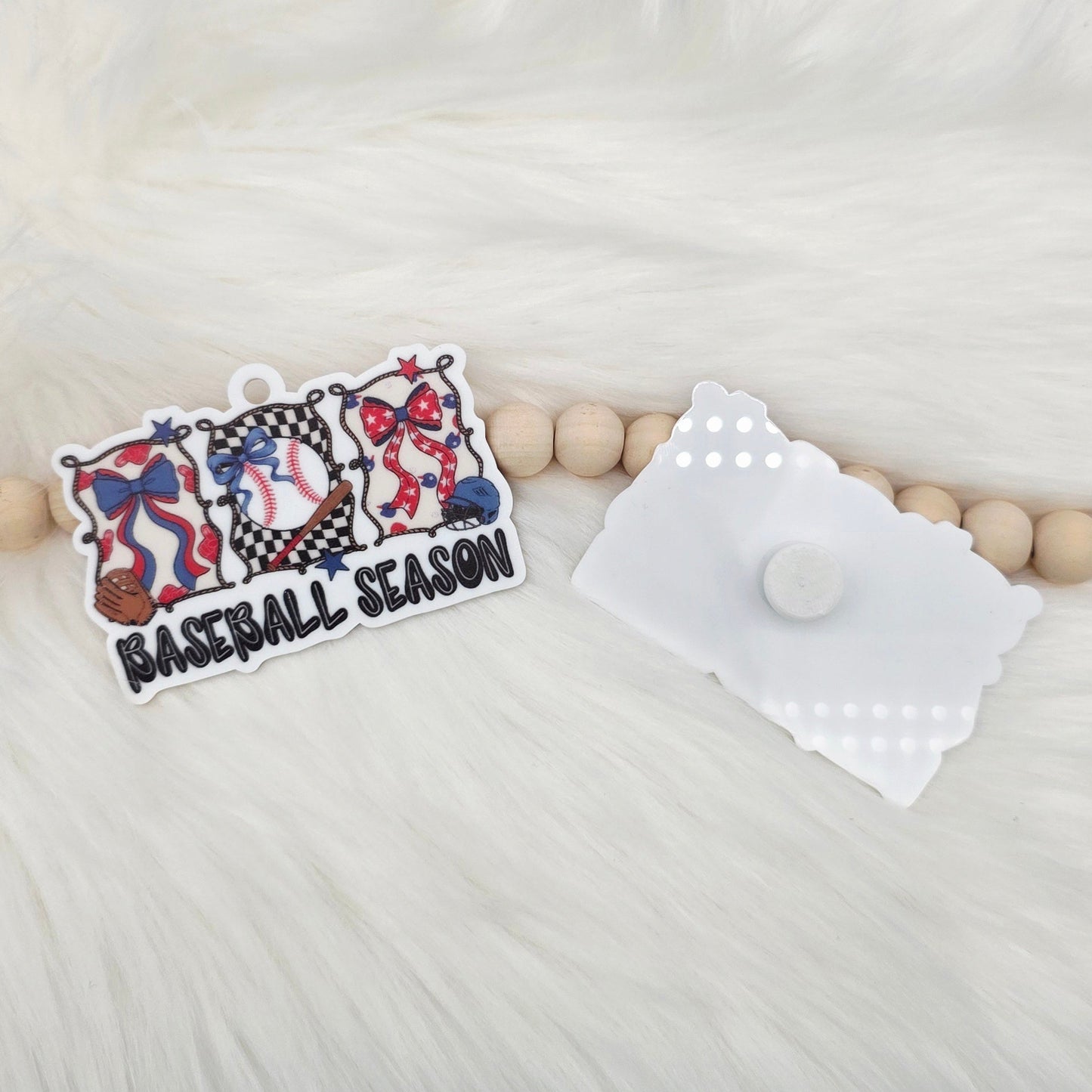 Baseball Season Bag Charm
