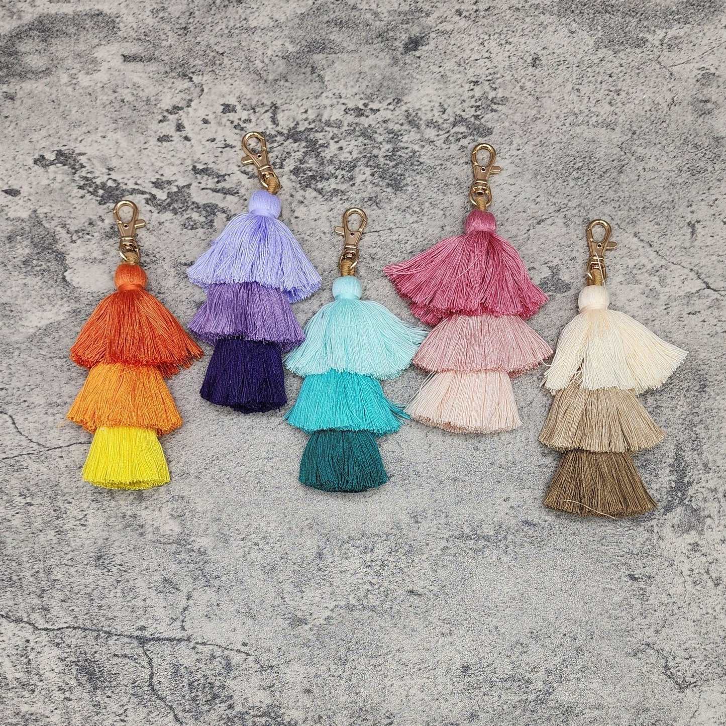 Tri Colored Tassel