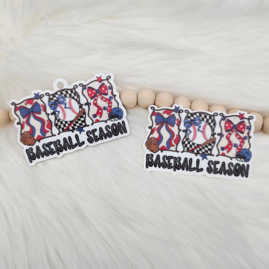 Baseball Season Bag Charm