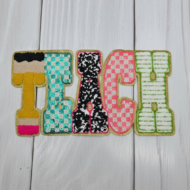 Large Chenille Patches