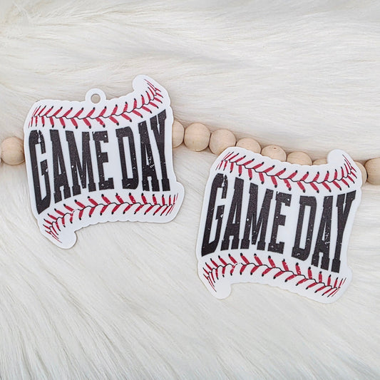 Baseball Game Day Bag Charm