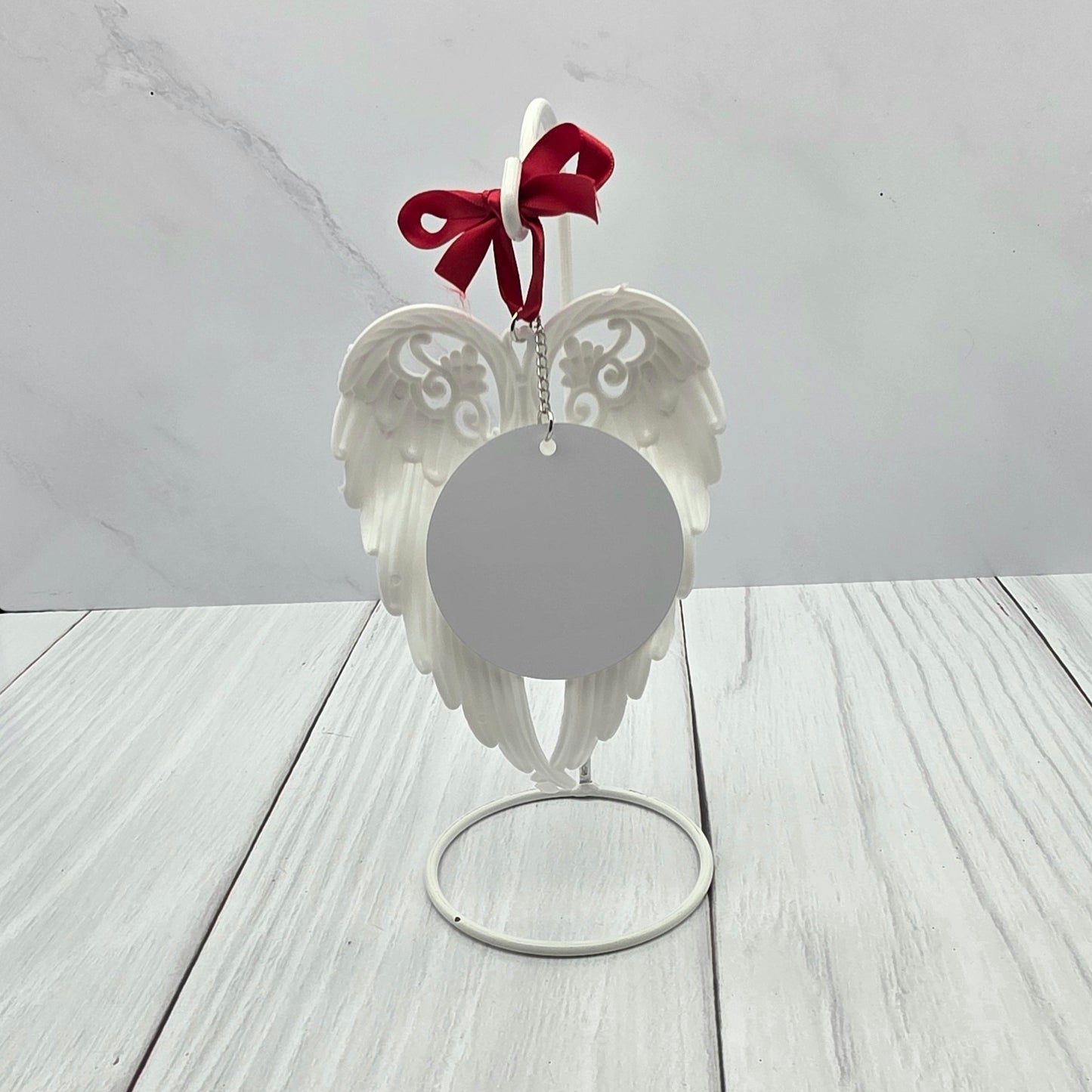 Sublimation Plastic Angel Wing Ornament