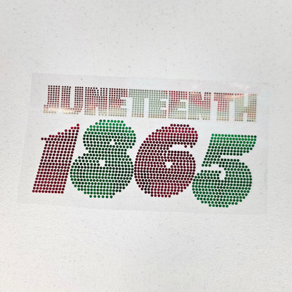 Juneteenth-Spangled Metallic Transfer SP6
