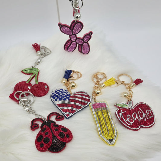 Rhinestone Keychain