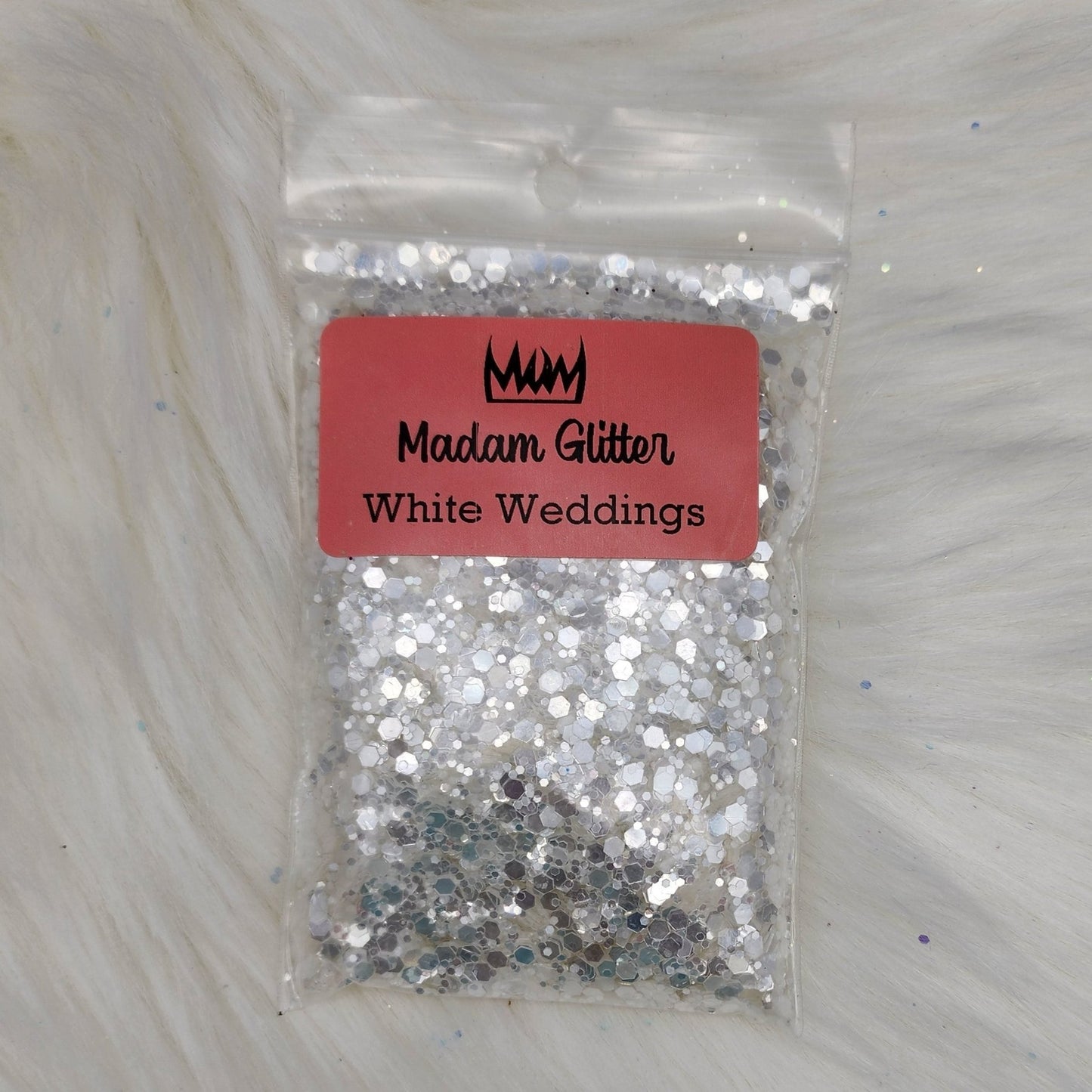 White Wedding Glitter