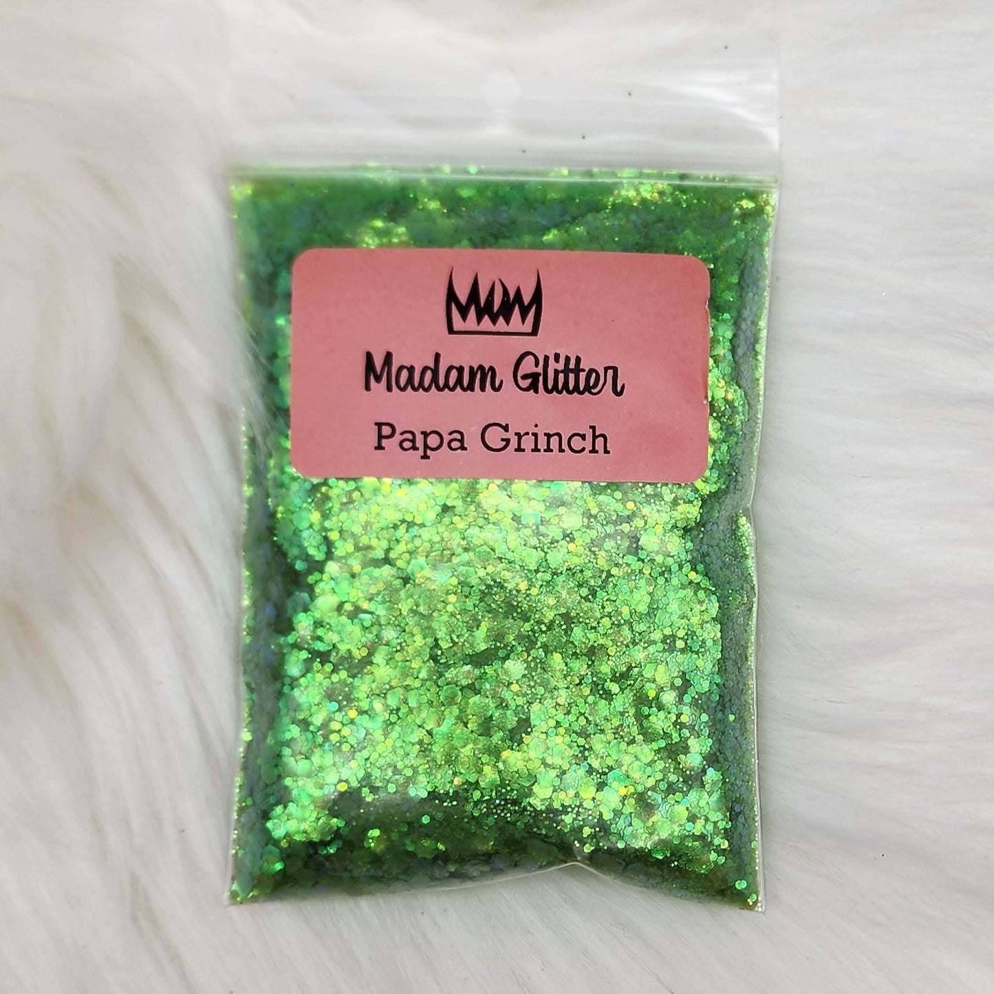 Papa Grinch Glitter