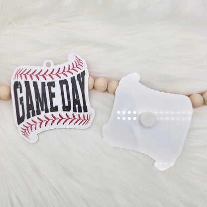 Baseball Game Day Bag Charm
