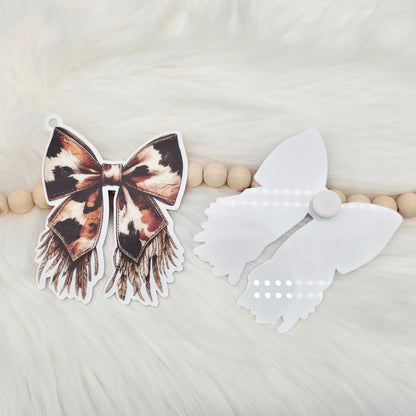 Western Bow Bag Charm