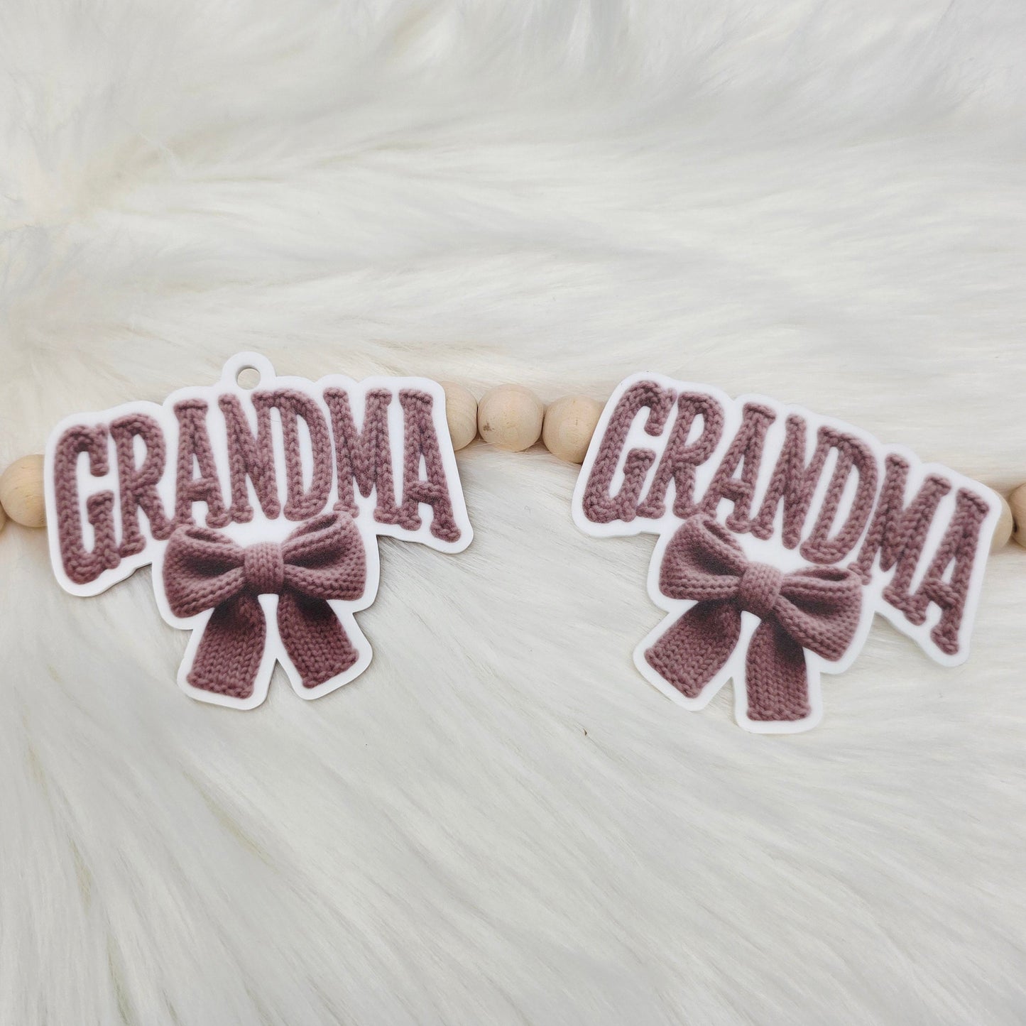 Grandma Yarn Bag Charm