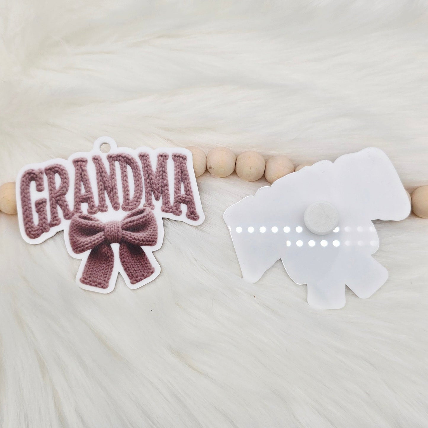 Grandma Yarn Bag Charm