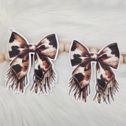 Western Bow Bag Charm