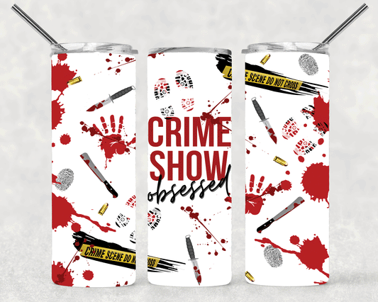 Crime Show Wrap For Straight Tumbler-S210