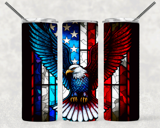 Eagle Wrap For Straight Tumbler-S233
