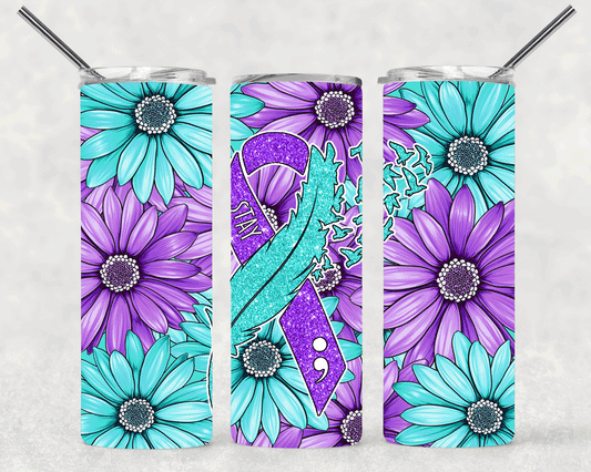 Suicide Awareness Wrap Wrap For Straight Tumbler-S245