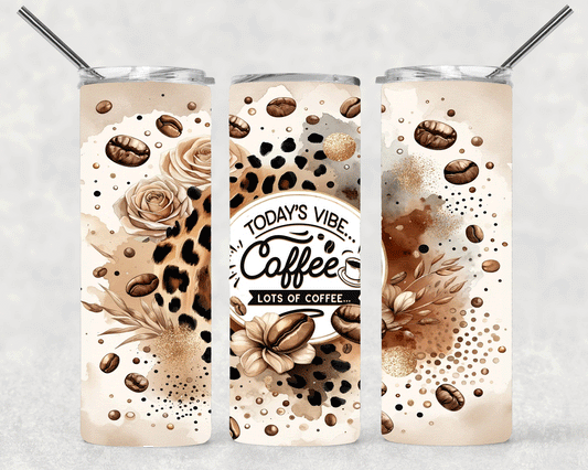 Today's Vibe Coffee Wrap For Straight Tumbler-S265