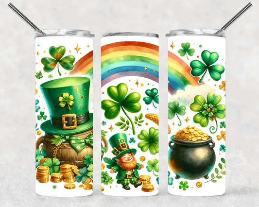 St. Patrick's Day Wrap For Straight Tumbler-S279