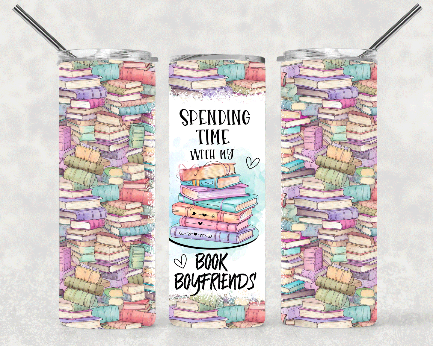 Book Boyfriend Wrap For Straight Tumbler-S373