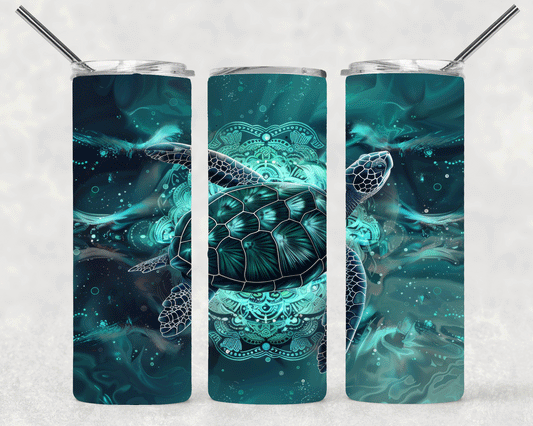 Sea Turtle Wrap For Straight Tumbler-S418