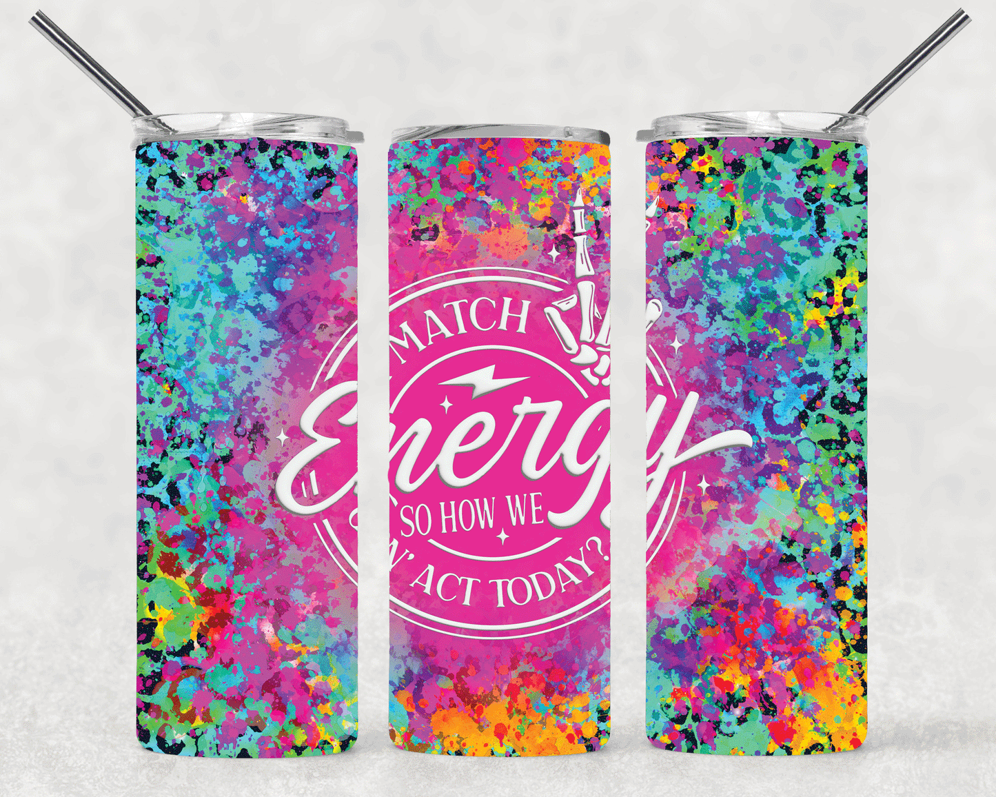 Match Energy Wrap For Straight Tumbler-S426