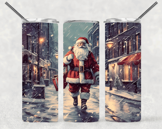 Santa Wrap For Straight Tumbler-S456