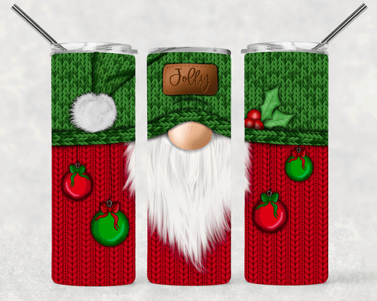 Christmas Gnome Wrap For Straight Tumbler-S517