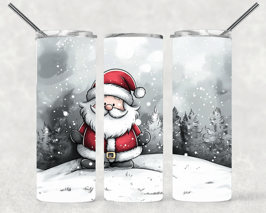 Santa Wrap For Straight Tumbler-S523