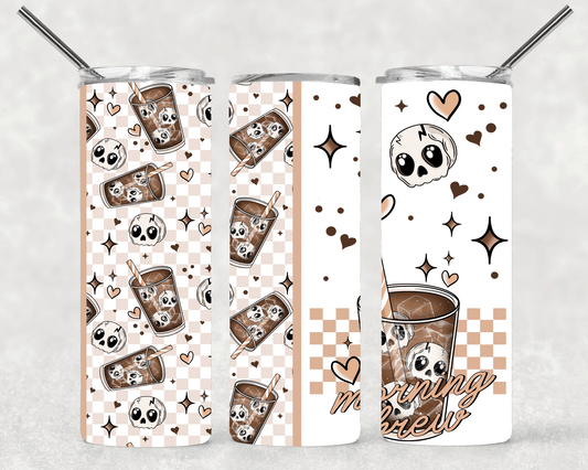 Skull Brew Wrap For Straight Tumbler-S577