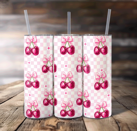 Cherries For Straight Tumbler-S694
