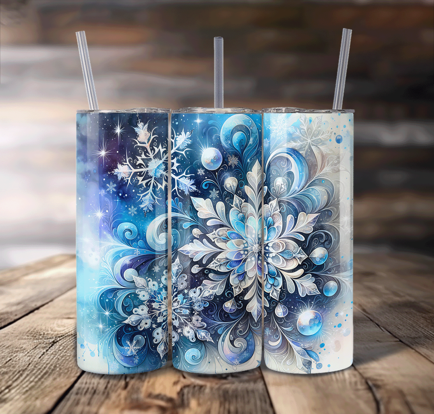 Snowflake For Straight Tumbler-S708