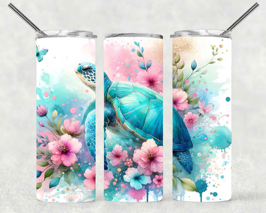 Sea Turtle Wrap For Straight Tumbler-S615