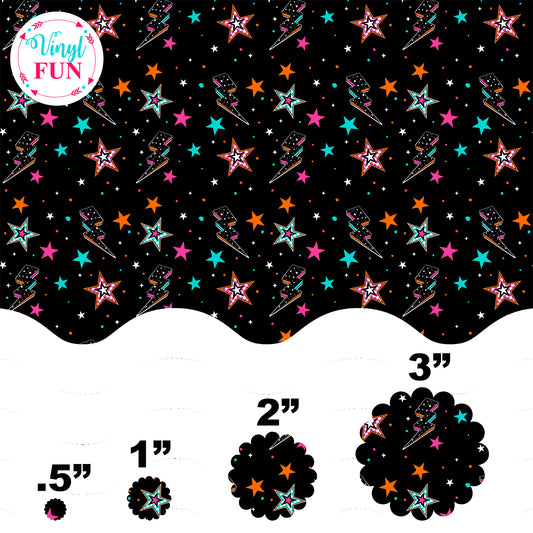 Stars And Bolts - Acrylic