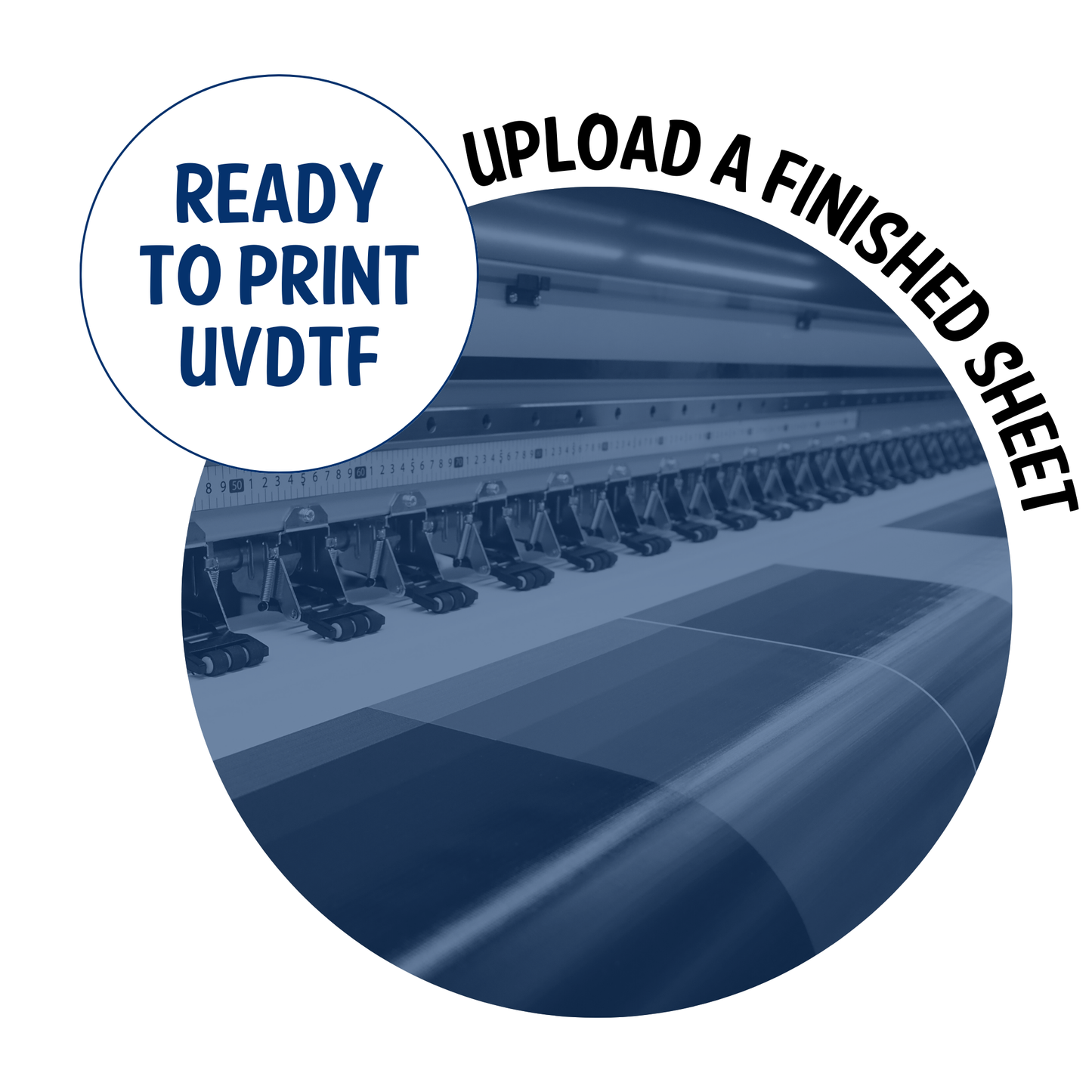 Custom UVDTF Transfer Sheet-Already Set Up