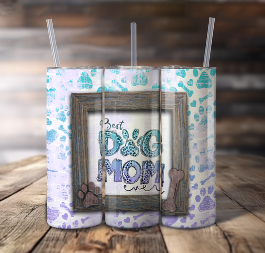 Dog Mom Wrap For Straight Tumbler-S754