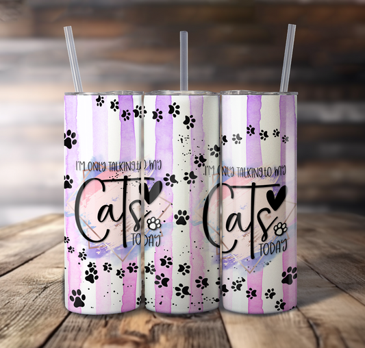 Cats Wrap For Straight Tumbler-S756