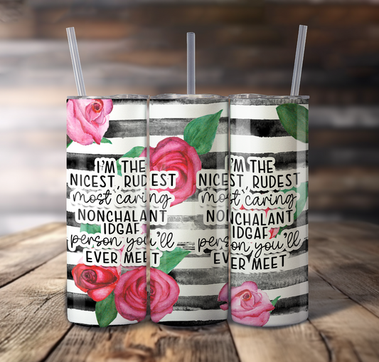 Nicest Rudest Wrap For Straight Tumbler-S765