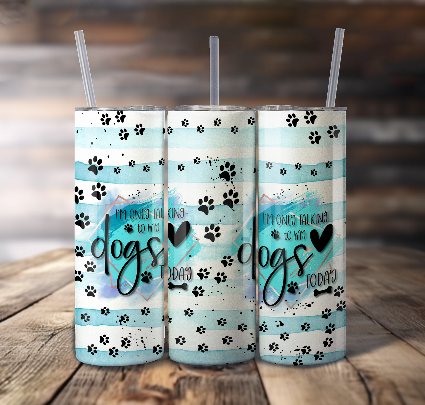 Dogs Wrap For Straight Tumbler-S775