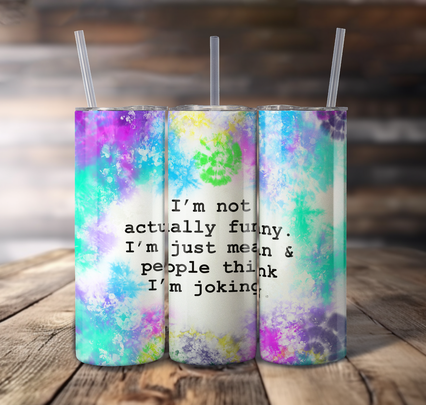 Just Mean Wrap For Straight Tumbler-S777