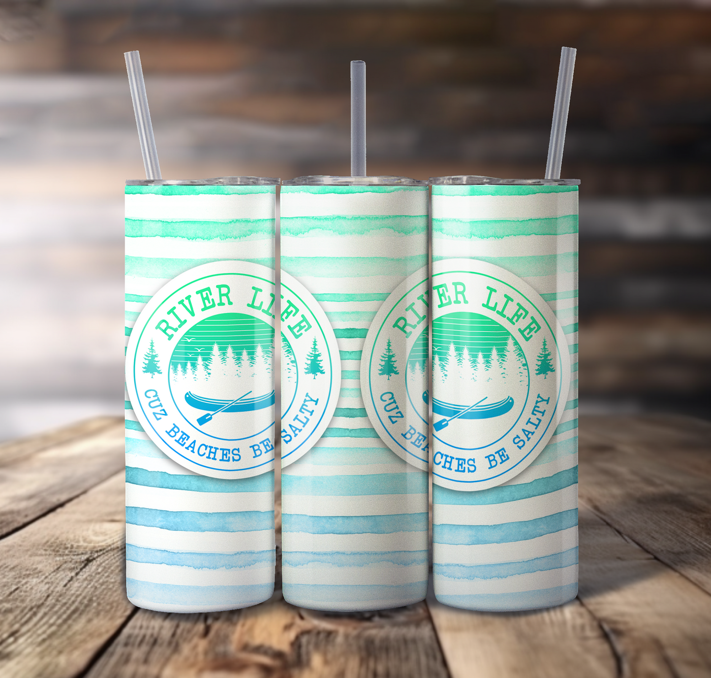River Wrap For Straight Tumbler-S784