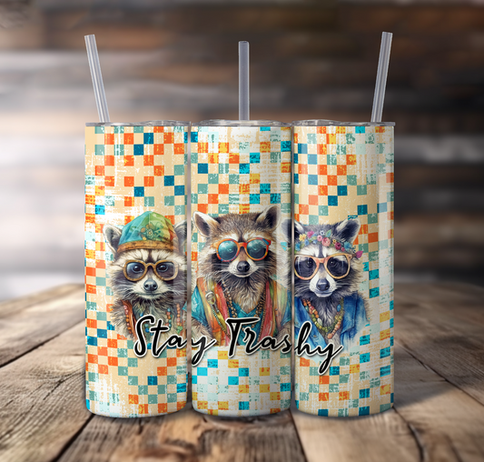 Racoon Wrap For Straight Tumbler-S788