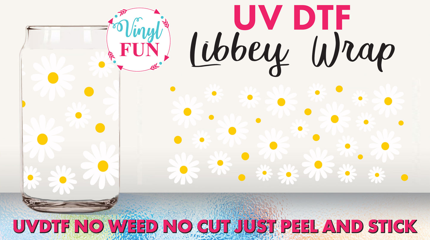 Daisys UVDTF Libbey Glass Wrap - UV7