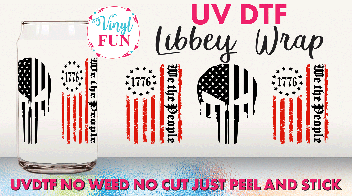 We The People UVDTF Libbey Glass Wrap - UV8