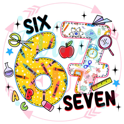 UVDTF School Six Seven Decal -21