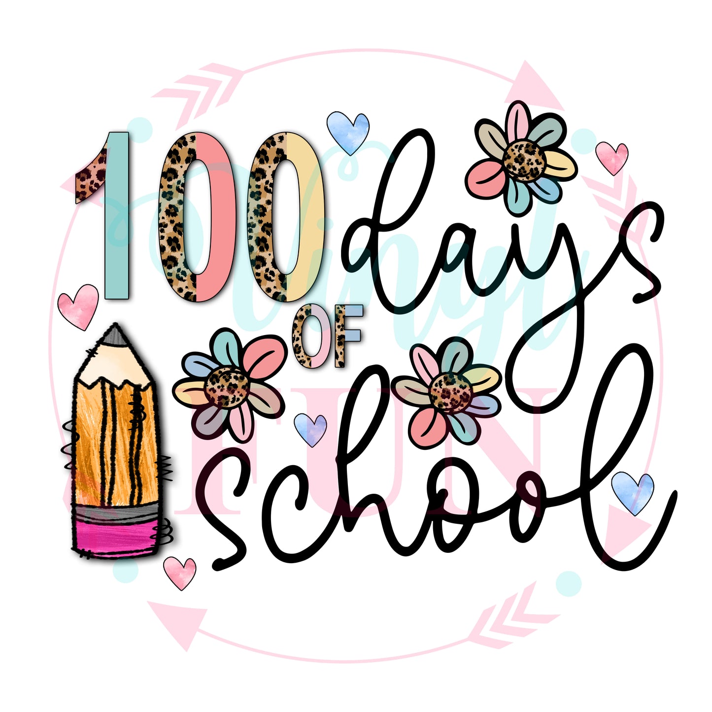 100 Days Floral Transfer -26