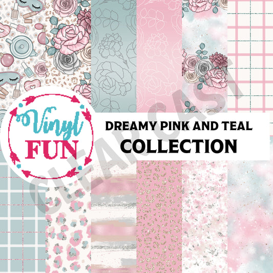 Dreamy Pink & Teal Collection-Clear Cast