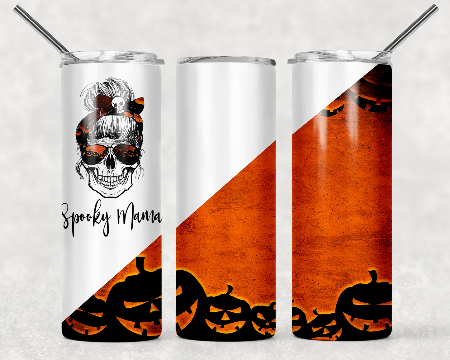 Spooky Mama 2 Wrap For Straight Tumbler-154