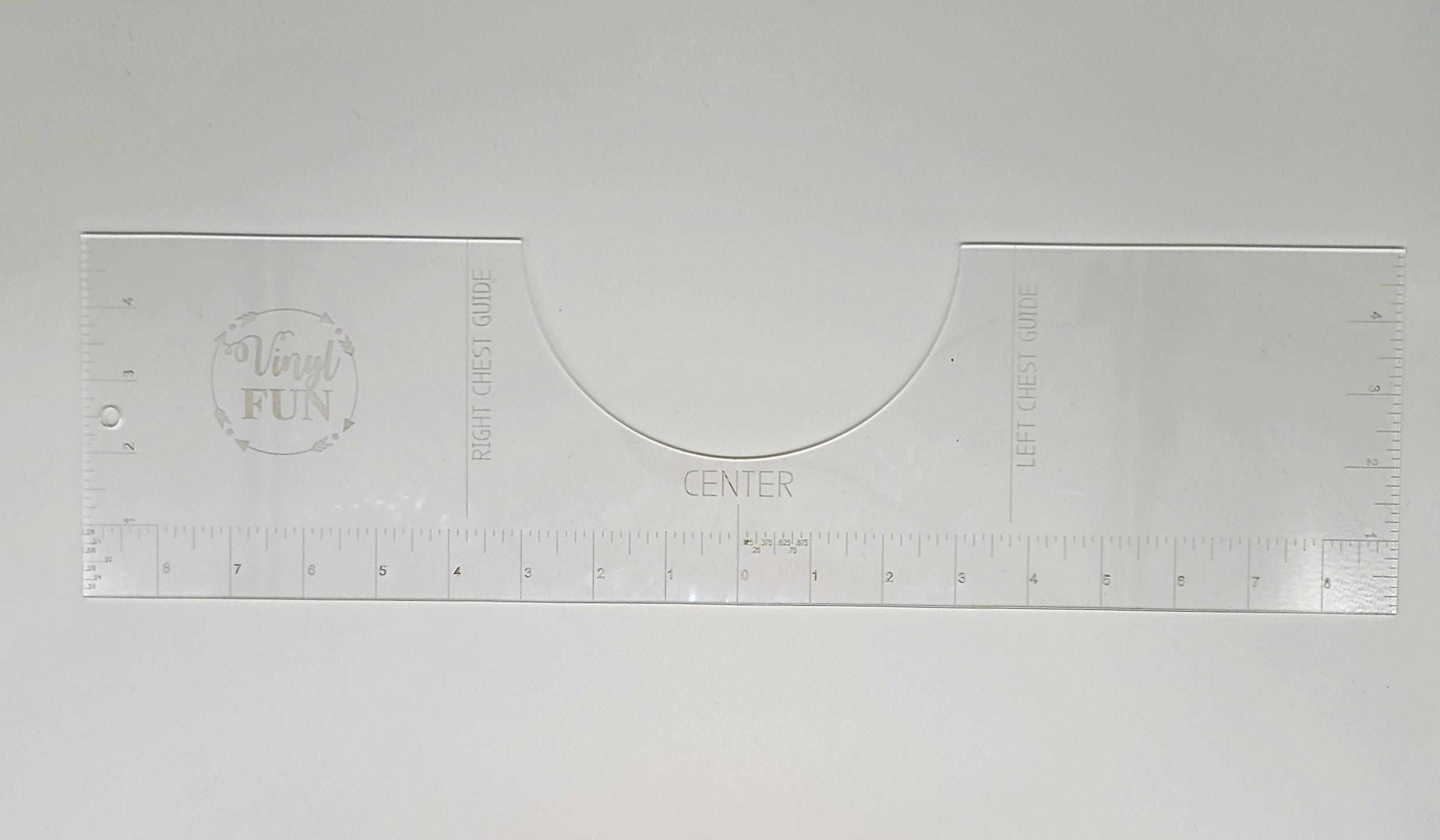 Acrylic T-shirt Alignment Ruler – Vinyl Fun