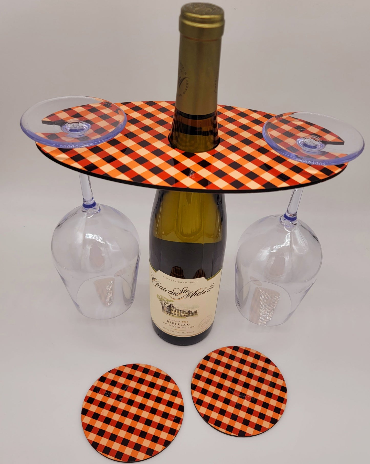 Sublimation Double Sided Wine Caddy
